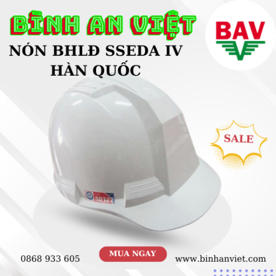 Nón bảo hộ lao động SSEDA IV Hàn Quốc