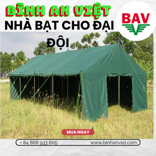 Nhà bạt cho đại đội